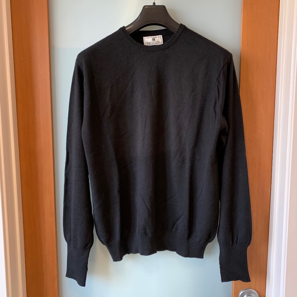 Carroll & Co 50/50 cashmere silk black sweater